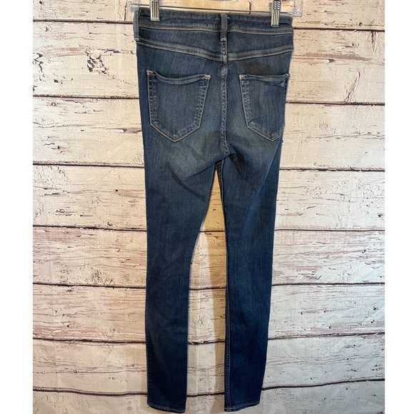 HOLLISTER Jean Legging Distressed High Rise-3 (26waist) - Picture 2 of 5